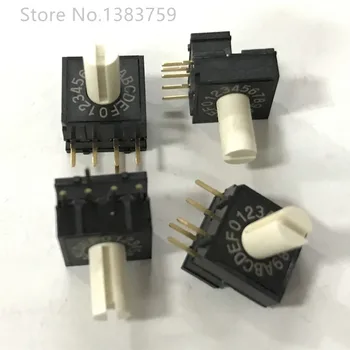 

1 Piece DIP RV4HAF-16R-V-B rotary dial switch 0-F vertical with handle 16 gear 4:1