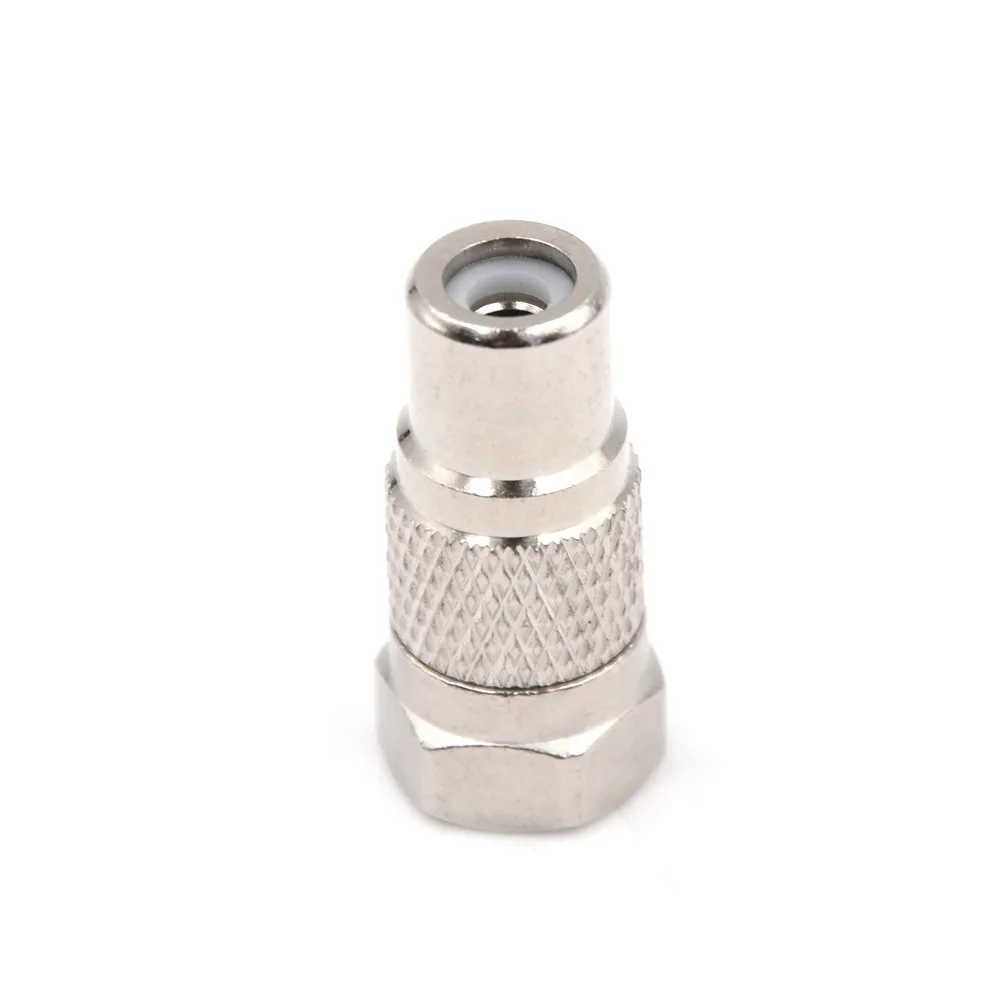 

2018 New F Male Plug to RCA Female Jack Coaxial Coax Adapter AV Connector New Arrival