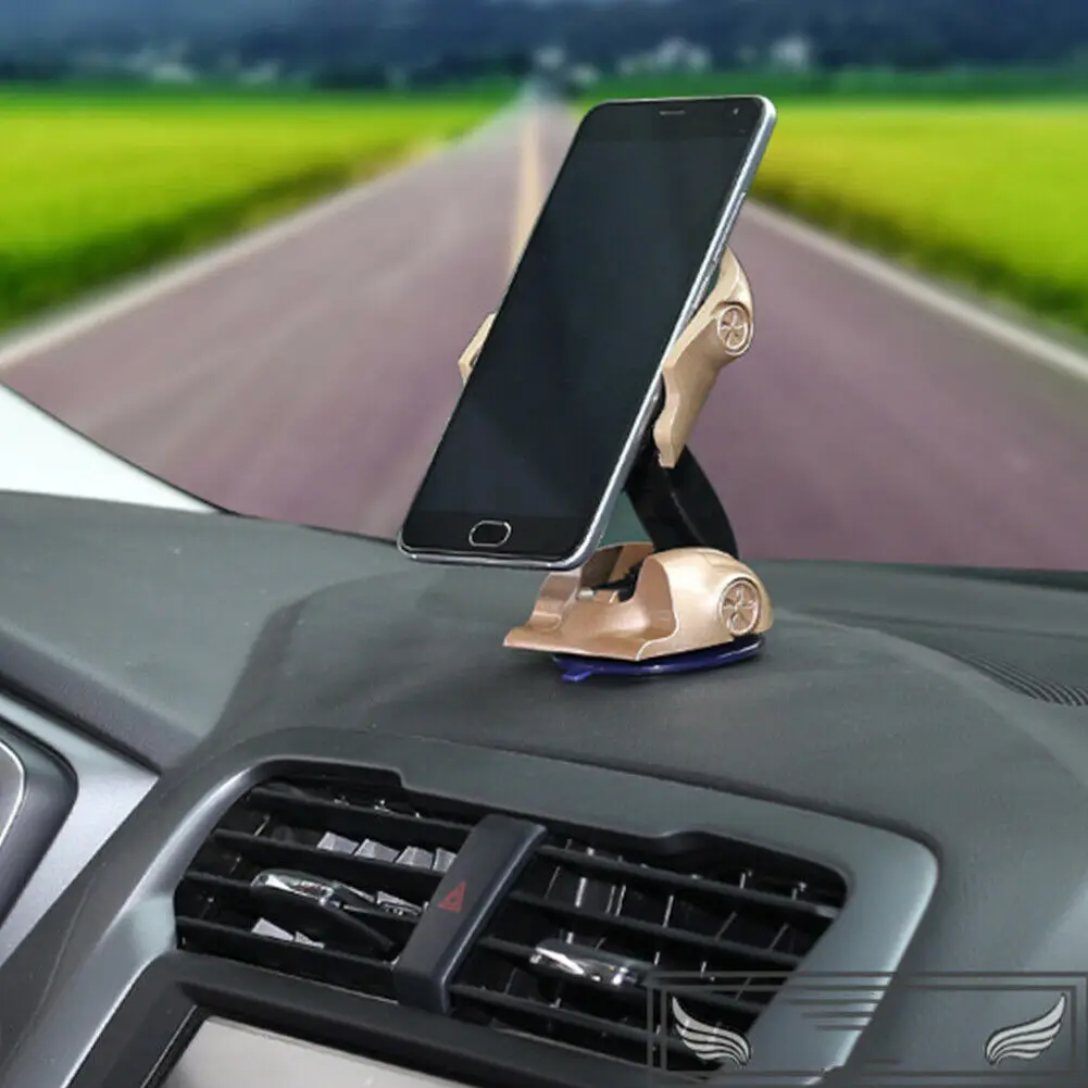 Крутой 360 ° автомобильный вентиляционный магнит-держатель телефона Золотая Модель гоночной машины держатель мобильного телефона