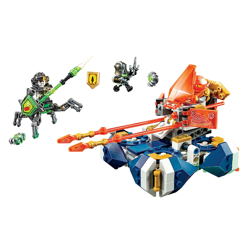 

Bela Compatible Legoe Nexus Nexo Knights 72001 226Pcs Lance's Hover Jouster Building Blocks Bricks Toys Gifts for Children New