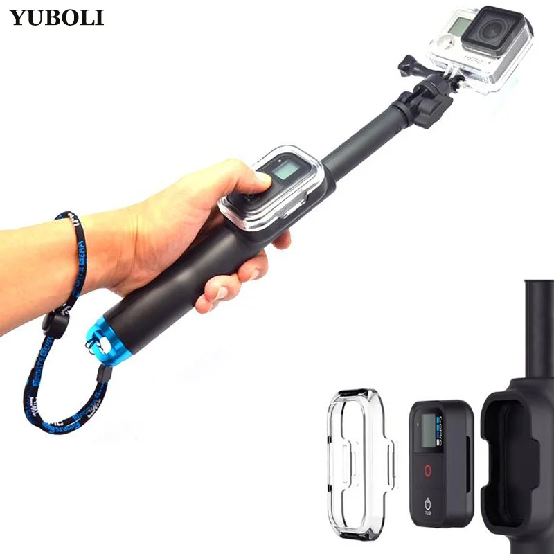 Аксессуары для Gopro водонепроницаемые дистанционный пульт для Gopro Pole Go Pro выдвижной ручной монопод штатив для камеры Gopro Hero 5 4 3 5s 4S