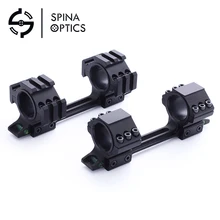 Тактический 25,4 мм/30 мм Регулируемые кольца прицела с двумя пузырьковыми уровнями для 11 мм рельсы ласточкин хвост