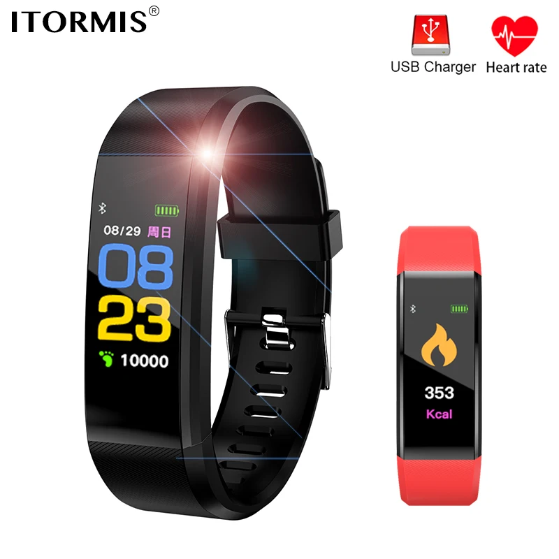 

ITORMIS Smart Wristband Fitness Bracelet Smart Sport Band with Heart Rate Tracker Pedometer Waterproof PK mi band miband 2 3