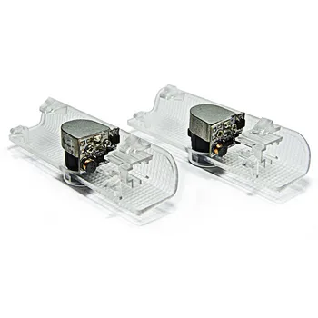 

1 Pair Courtesy Light Crystal LED Door Step Welcome Light Shadow Logo Compatible for Nissan NJ88