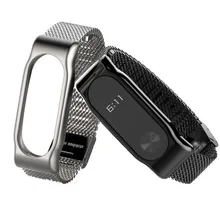 Браслет mi Band 2 mi lanese сетчатый ремешок для Xiaomi mi Band 2 ремешок для часов из нержавеющей стали mi lan петля ремень для часов Ремешок для mi Band 2