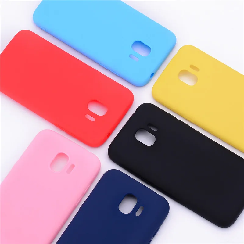 غطاء من السيليكون ل samsung J2 2018 حالة غطاء ل samsung غالاكسي j 2 j2 2018 sm-j250f/ds j250 حقيبة لهاتف سامسونج J2 2018 جراب هاتف