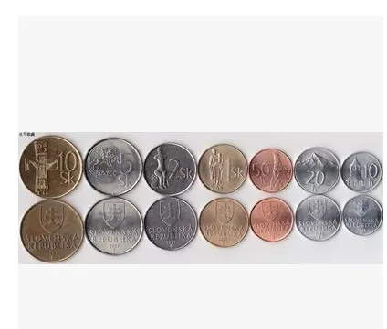 

Slovakia 7 Pieces/Set Edition Circulated Original Not circulated
