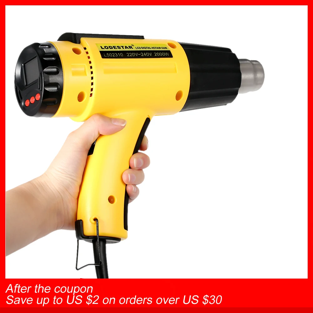 2000W AC220 Digital Electric Hot Air Gun Temperature controlled