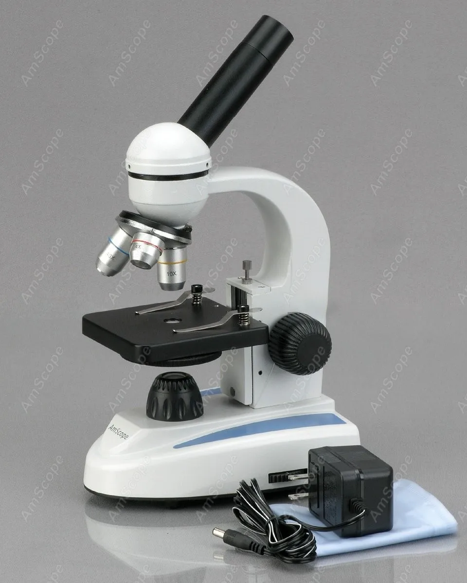 Биологический микроскоп принадлежности для AmScope 40X 800X студенческий