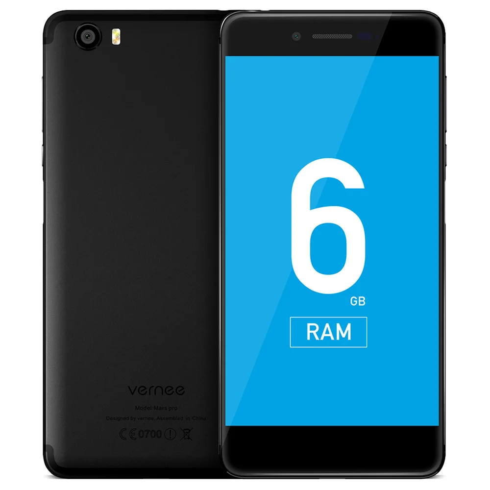 Vernee Mars Pro 4G Phablet Android 7 0 Helio P25 Octa Core 2 5GHz 6GB RAM