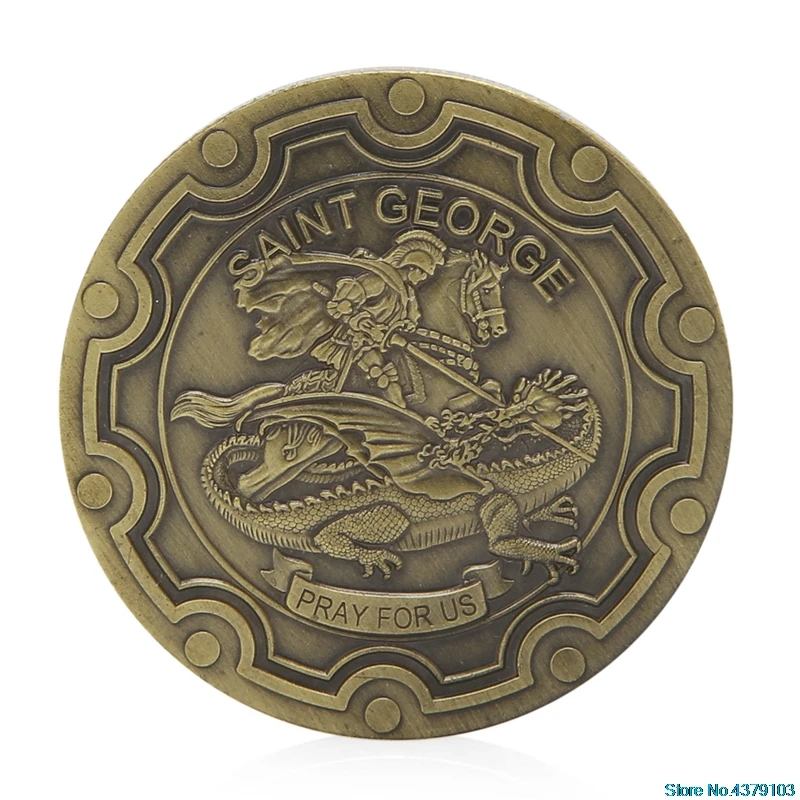

Saint George Design Commemorative Coin Zinc Alloy Commemorative Coin Collection Funny