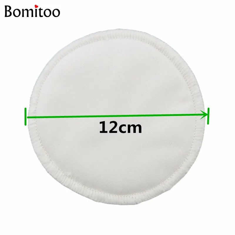 [Bomitoo] 8 Pcs Plain Maternity Nursing Pad Wholesale OEM BabyBreastfeeding Washable Breathable Super Absorb Soft Breast Pads