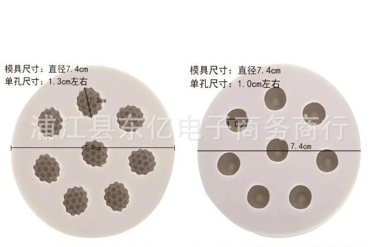 Стереоскопическая черника Малина силикагель плесень DIY шоколад выпечки сахар Торт Украшение Инструмент