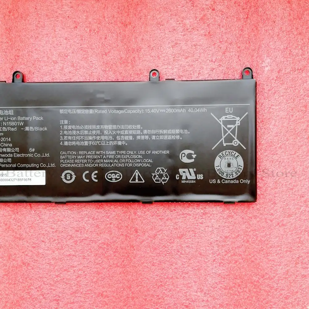 Подлинная N15B01W батарея для Xiaomi mi Ruby 15,6 дюймов Ti mi TM1703 ноутбук Windows 10 серии Оригинальные аккумуляторы