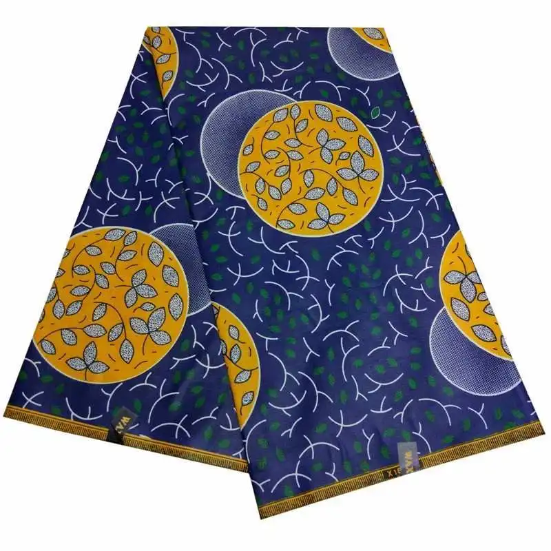 

African cotton ankara Wax Fabric Veritable 100% cotton Nigerian pagne Prints hitarget Real Java Wax Fabric for Women Cloth