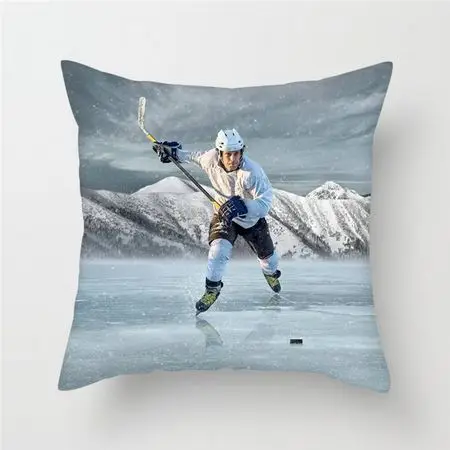 Fuwatacchi НХЛ хоккей на льду наволочка для ледяных коньков Спорт Stlye Печать наволочка домашнее украшение для дивана аксессуары наволочка - Цвет: JJBZZZY0179