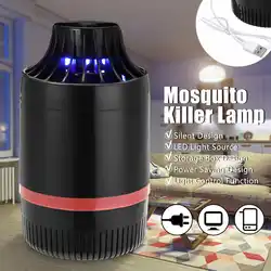 30 квадратных метров эффективный USB Электрический комаров Killer лампа немой домашний свет лампа Жук Насекомое Отпугиватель Zapper