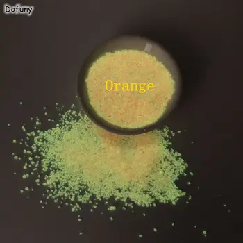 

500g Orange Color Luminous glowing sand Noctilucent glow at night Wishing Sand Stone Nail Art Yard Decoration Wholesale