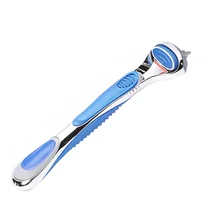 Высококачественная Универсальная Портативная бритва с ручкой, точилка для бритвы, держатель для лезвий для мужчин, бритва с 5 лезвиями