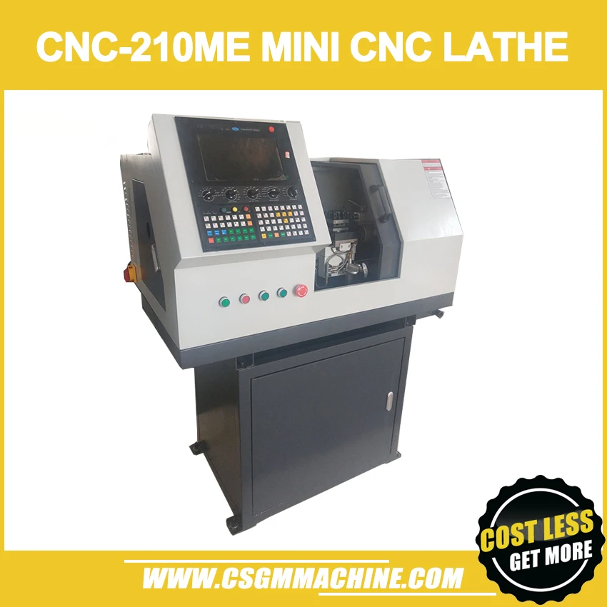 

CNC210-ME mini CNC Lathe/750W motor MACH3 Software Panel Contorl/Auto Electricl Tool Chang Mini DIY Lathe Machine