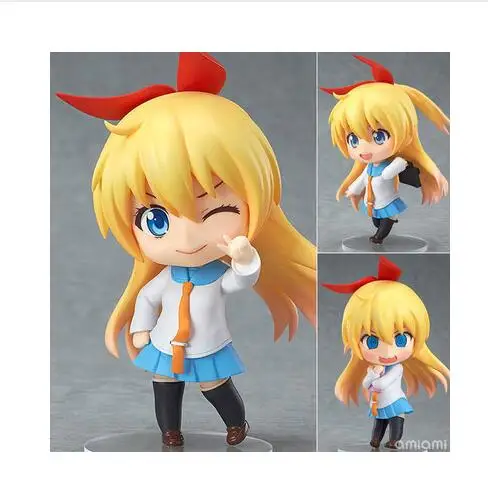

Anime Figure 10 CM Cute Nendoroid Nisekoi Kirisaki Chitoge #421 PVC Acton Figure Model Collection Toy Doll
