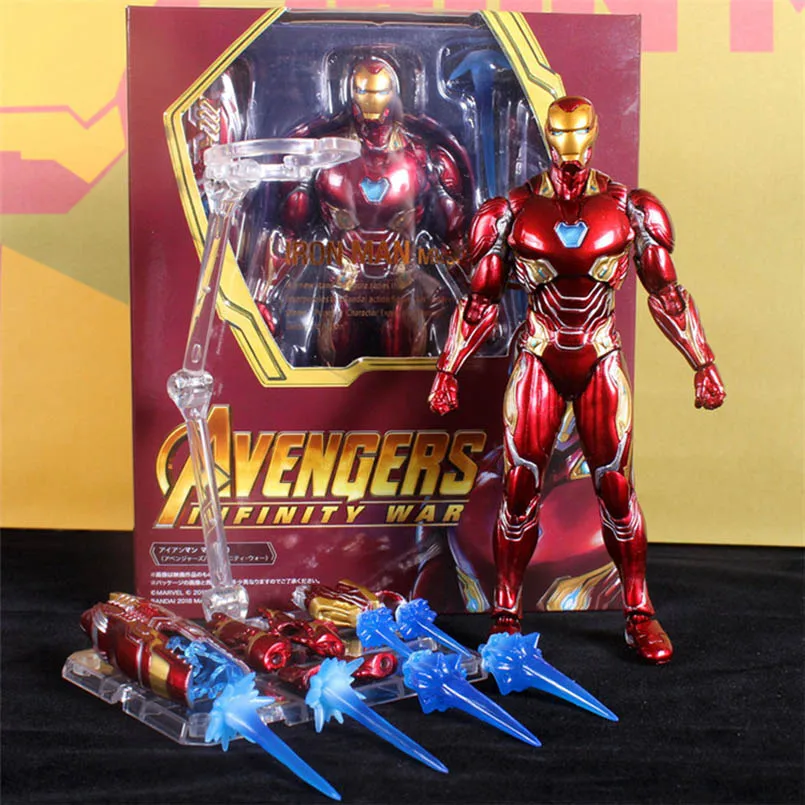 

15cm Avengers Infinity War Iron Man MK50 Tamashi Stage PVC Action Figure toy Iron Man Mark 50 Collectible Decoration Model Toys