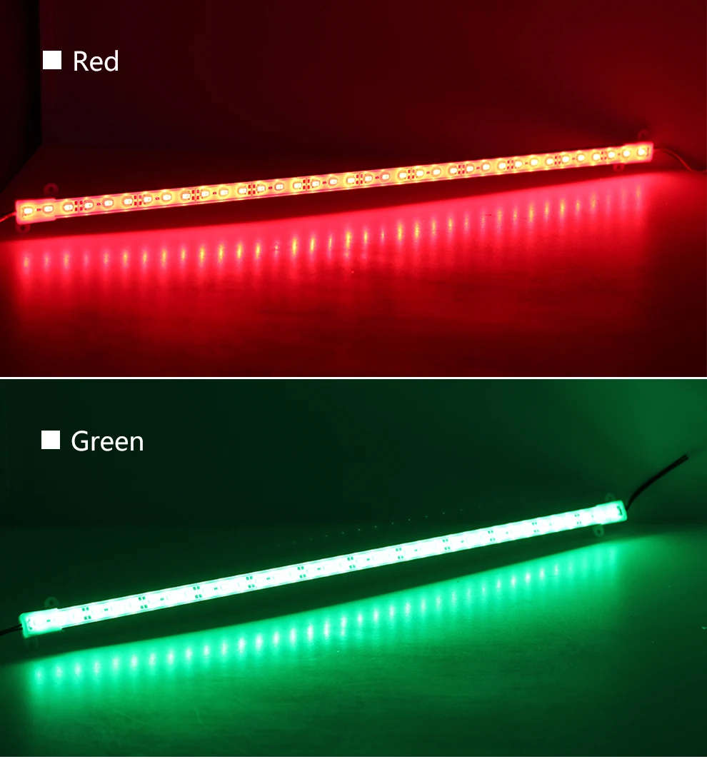 5 шт./лот светодиодный бар светильник DC12V 50 см RGB LED Жесткий Газа светильник 5630 высокое Яркость IP68 Водонепроницаемый открытый светодиодный люминесцентная лампа
