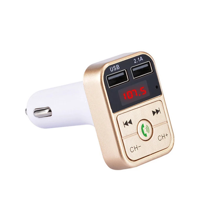 Автомобильный Bluetooth fm-передатчик Беспроводной Громкая связь приемник авто светодиодный MP3-плеер 2.1A двойной USB быстрый автомобиль аксессуары