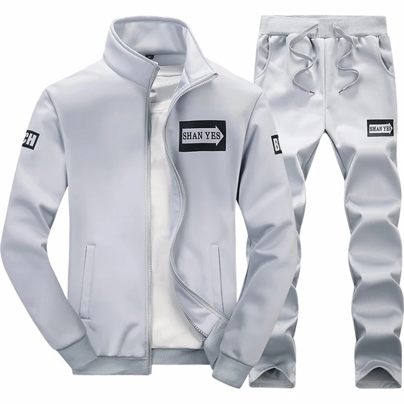 2019 Новинка весны костюм Для мужчин Пот спортивные комплект куртка + штаны Для мужчин спортивной хип-хоп толстовка Для мужчин Jogger Набор для