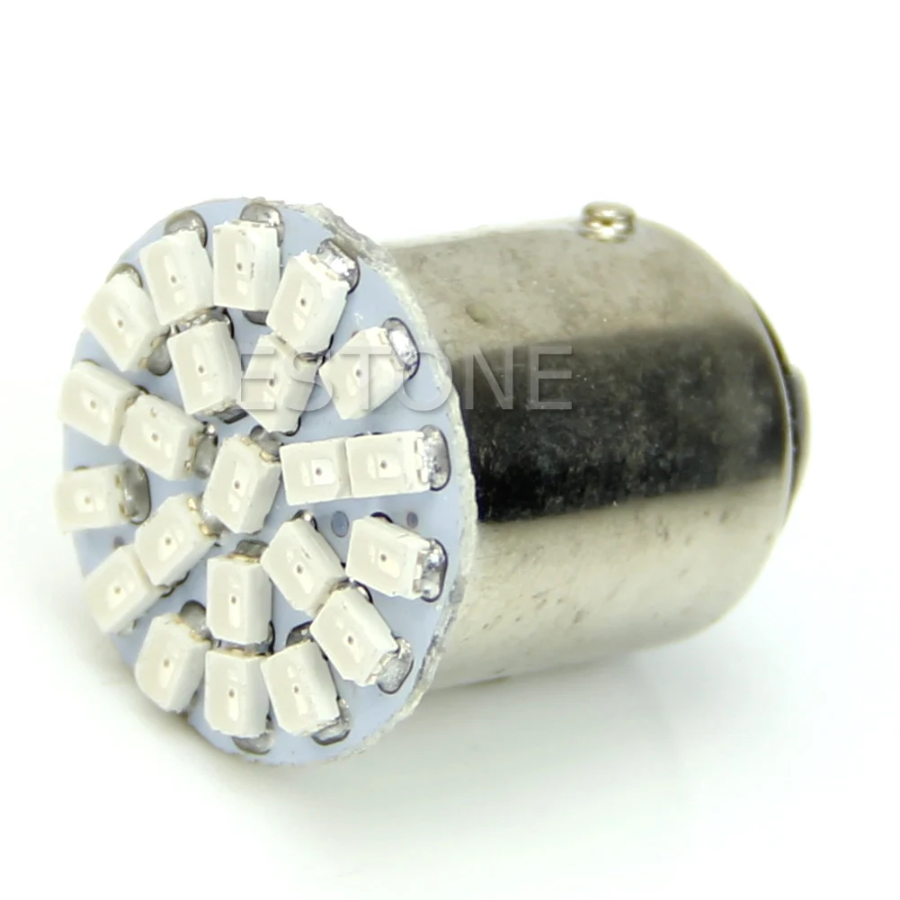 1157 BAY15D 22-светодиодный 1206 SMD 7528 Стоп сигнал поворота лампа желтый