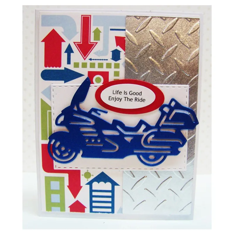 

DiyArts New Arrival Metal Cutting Dies For Scrapbooking Card Making Album Embossing Crafts Diecut Christmas New 2019 Motorcycle