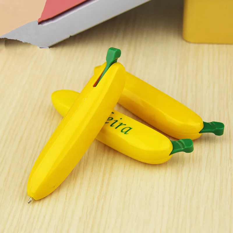 1 Pcs Pen Ballpoint Kawaii Pens for Writing Banana Caneta Material Escolar School Supplies Cute Stationery