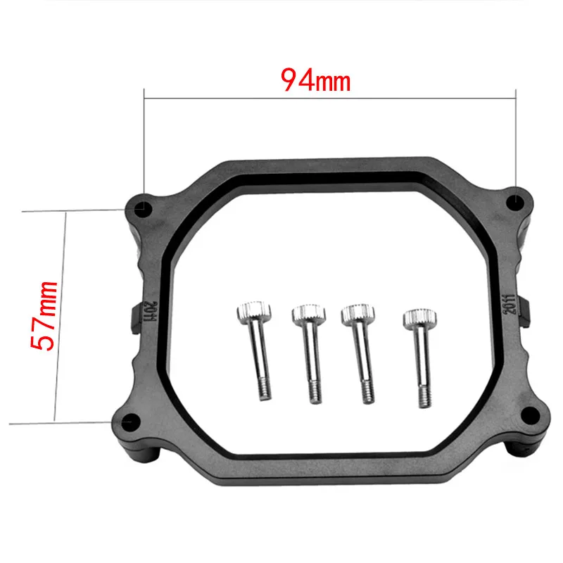Настольный процессор кулер вентилятор кронштейн держатель радиатора база для Lga2011 разъем ЦП прямоугольная Серверная плата подходит 4Xm4 винты