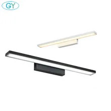 L40/60/80/100cm vanity lighting Black or White Housing LED front mirror light bathroom cabinet dressing table kitchen lamps luz