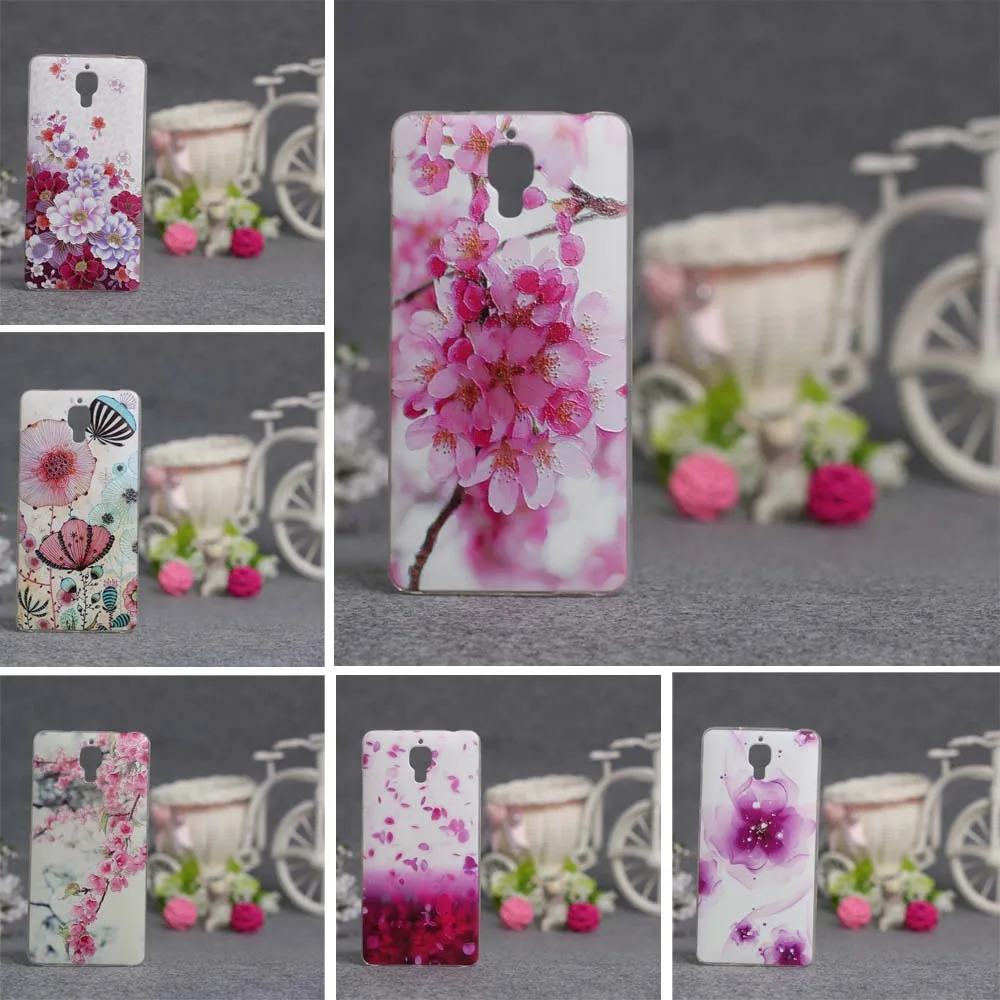Силиконовый чехол для Xiaomi Mi4 с 3D принтом задняя крышка Mi 4 Роскошный телефона
