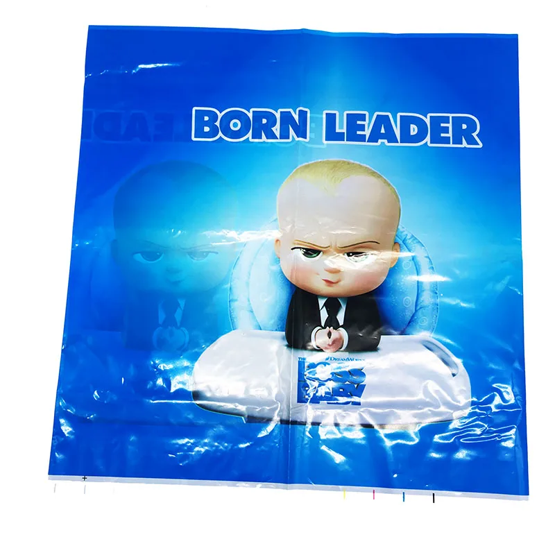 

1pcs/pack Baby Boss them plastic tablecloths Baby Boss disposable table cover baby shower birthday party decorations