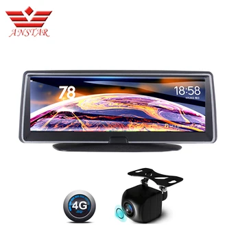 

ANSTAR 4G Mirror DVR Android 8'' Touch Screen Auto Dash Camera WIFI ADAS Anti Radar Car Video Recorder GPS Navigation Car dvr