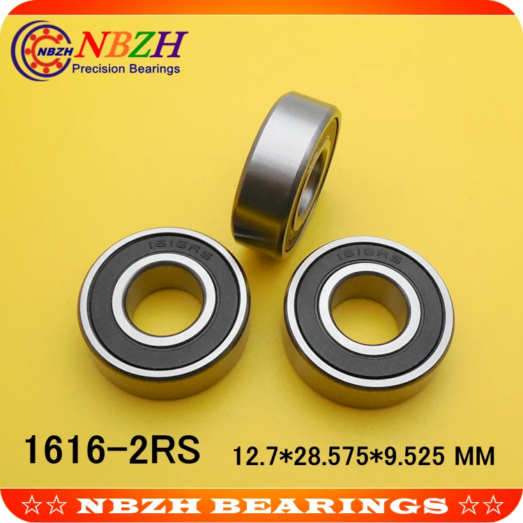

High quality inch bearings 1616 1616RS 1616-2RS 1/2"x1 1/8"x3/8" inch 12.7*28.575*9.525 mm