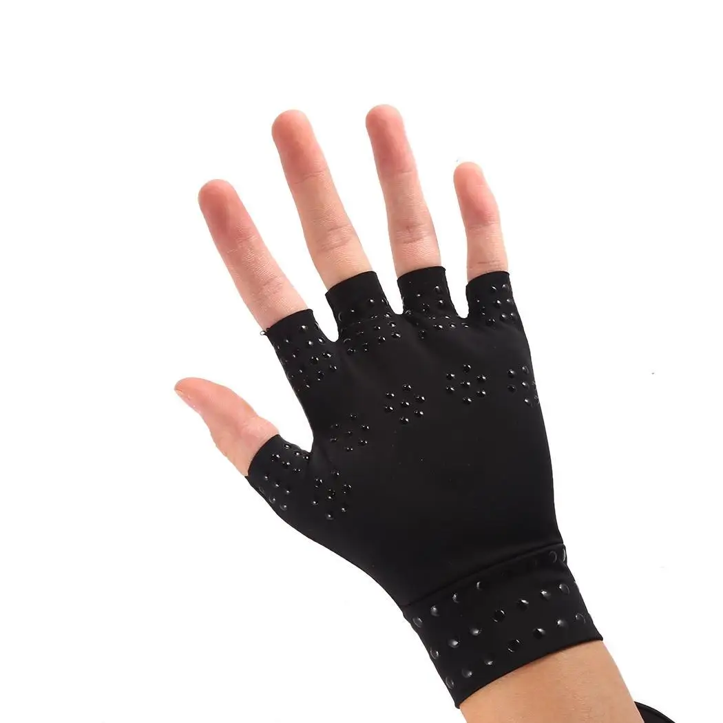 

Fingerless Unisex Therapy Lightweight Breathable Gloves Magnetic