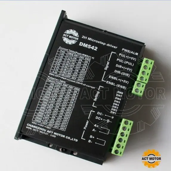 4 свинцовый nema 23 шаговый двигатель 76 мм 270oz in с поддержкой драйвера 128 micsteps CNC|nema