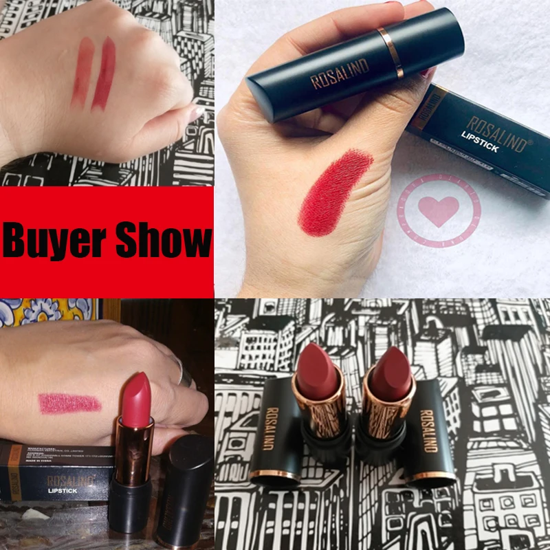 ROSALIND Matte Lipstick Cosmetics Long Lasting Makeup Waterproof Matte Nude Lipstick Set Make Up For Women Lipstick Set