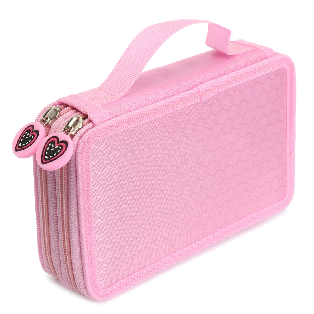 

High Capacity Holder Stationary Pencil Case Pen Box Storage Bag New, 2 Layers