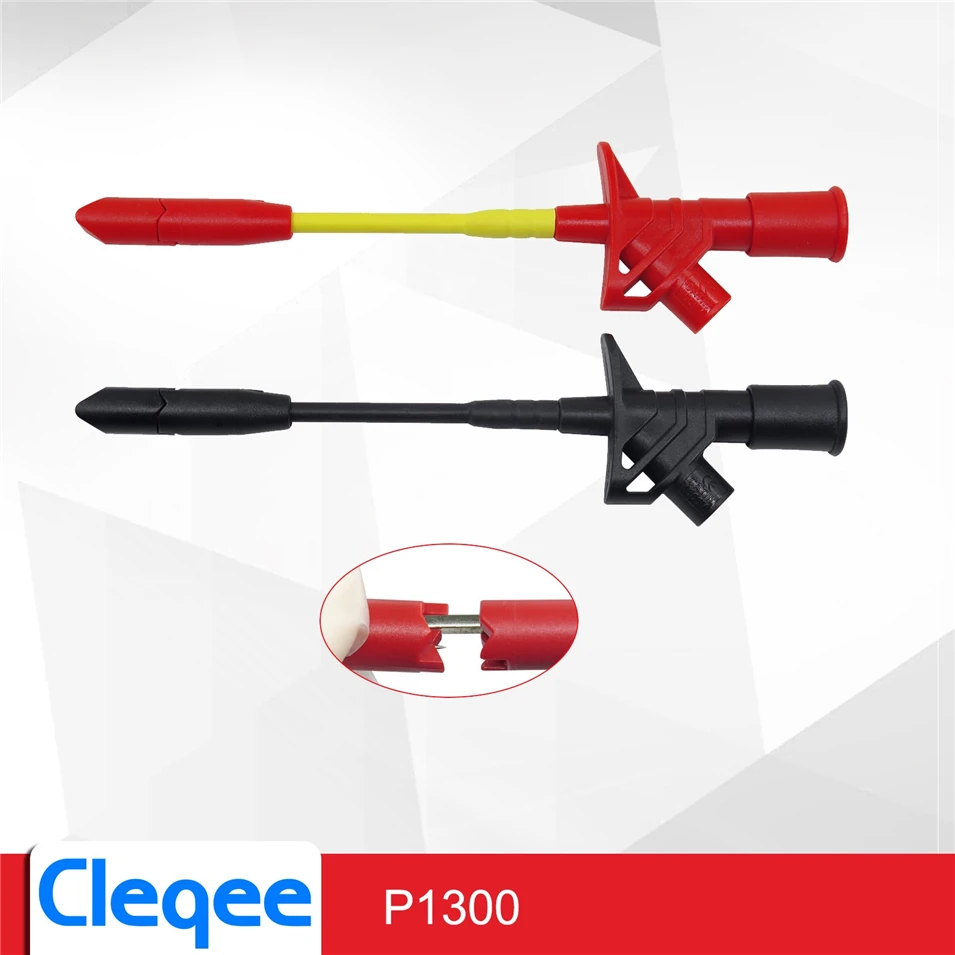 Горячий Cleqee P1300D P1300E P1300F сменный щуп тестера крюк и тест-комплекты выводов 4 мм штекер банана крокодил тестовая палка