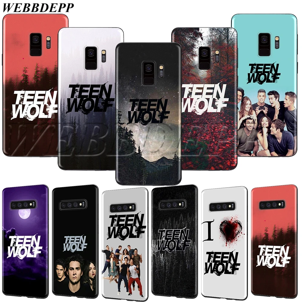 

WEBBEDEPP TEEN WOLF Soft TPU Case for Samsung Galaxy Note 8 9 S6 S7 S8 S9 S10 S10e Edge Plus