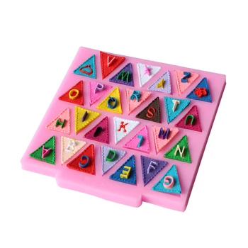 

Flag Design Alphabet Letters Silicone Mold Party Cupcake Fondant Cake Decorating Tools Candy Chocolate Gumpaste Moulds