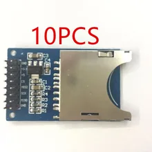 10 шт. считыватель и модуль записи sd-карты слот считыватель сокетов ARM MCU