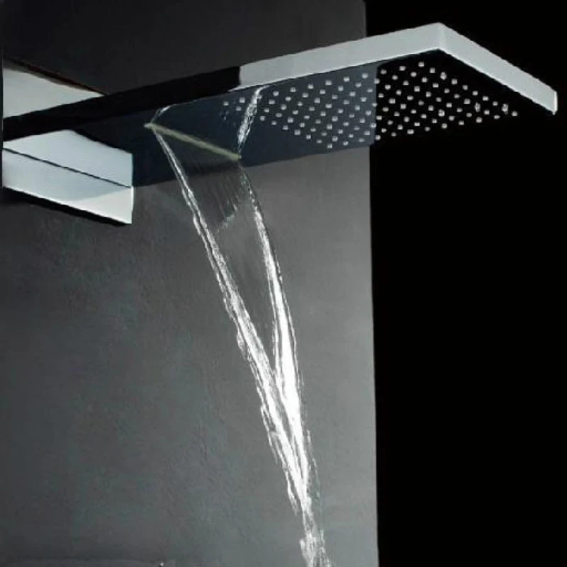 dual waterfall shower head
