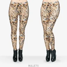 3D пули Леггинсы Новое поступление Женские Смешные Джокер Фитнес Брюки Леггинсы Металлические цветные леггинсы