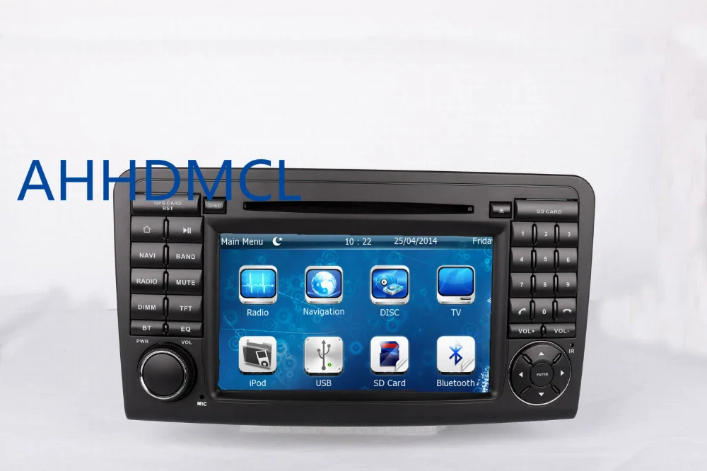 Car Multimedia Player Radio DVD GPS For ML Class ML300/350/450 W164