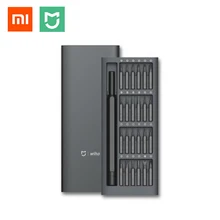 D’origine Xiaomi Mijia Wiha Utilisation Quotidienne Tournevis Kit 24 en 1 précision Magnétique Bits AL Boîte Tournevis Ensemble À La Maison Intelligente Outils